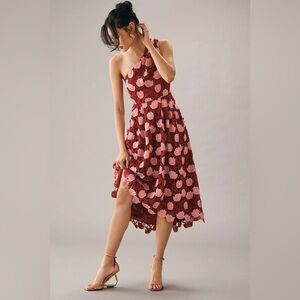 Anthropologie Maeve One-Shoulder Dress